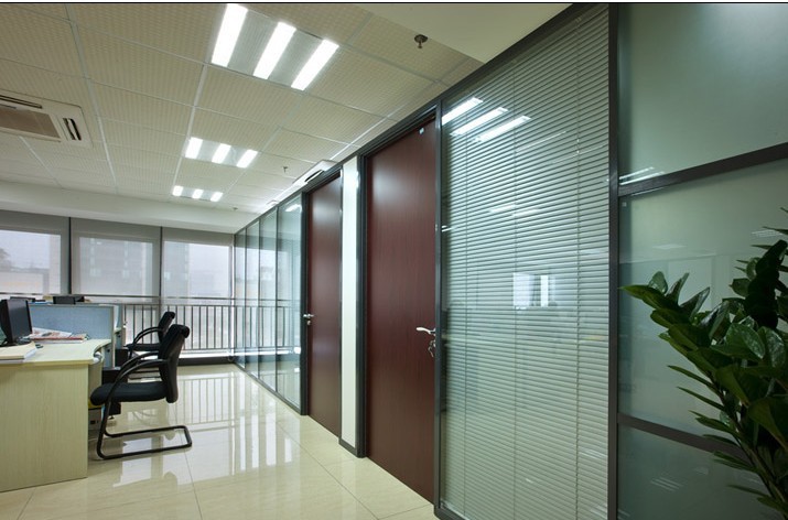 雙層玻璃夾百葉隔斷系列