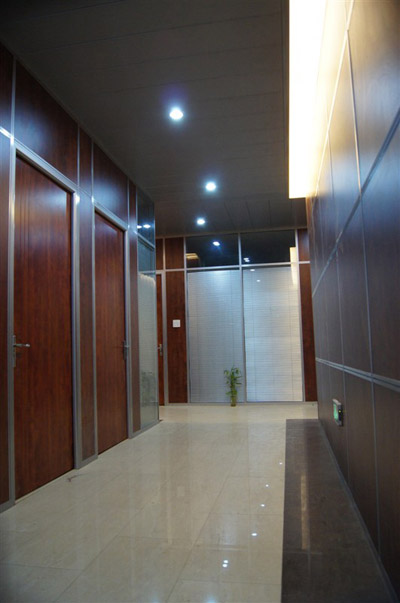 玻璃板式混合隔斷