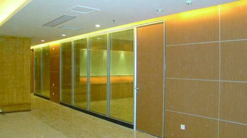 玻璃板式混合隔斷